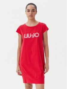Liu Jo Beachwear Sukienka codzienna VA5194 JS003 Czerwony Regular Fit