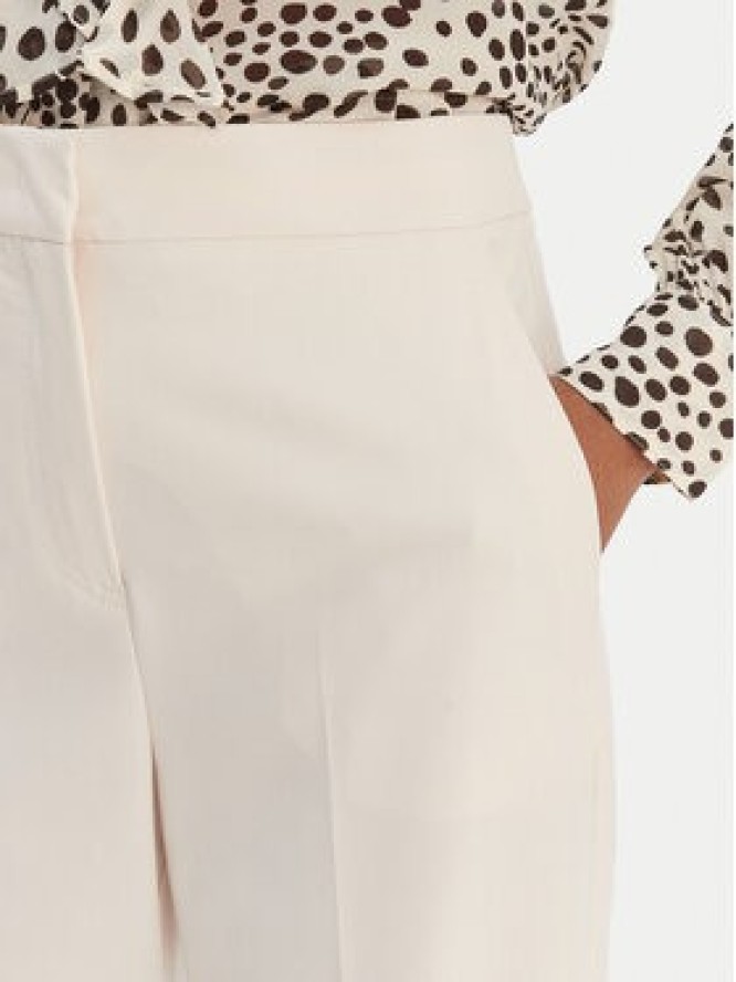 Marella Spodnie palazzo Sequoia 2613131211 Biały Wide Leg