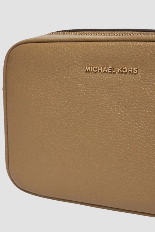 MICHAEL KORS Brązowa listonoszka skórzana