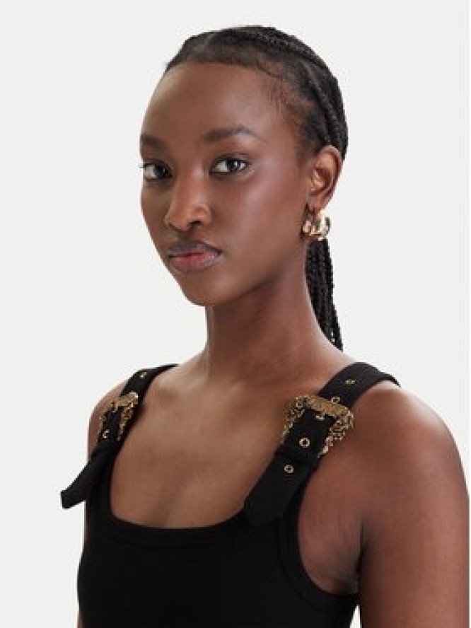 Versace Jeans Couture Top 80HAM619 J0198 Czarny Slim Fit