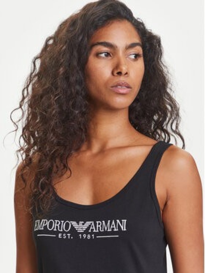 Emporio Armani Underwear Sukienka codzienna EW000494 AF10881 UC001 Czarny Regular Fit