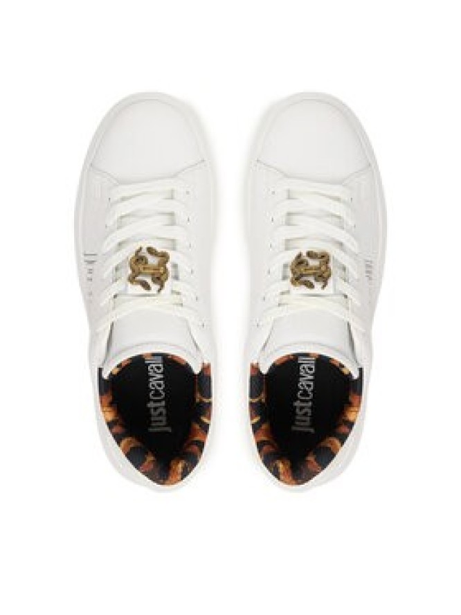 Just Cavalli Sneakersy 80RA3SB3 ZPB99 Biały