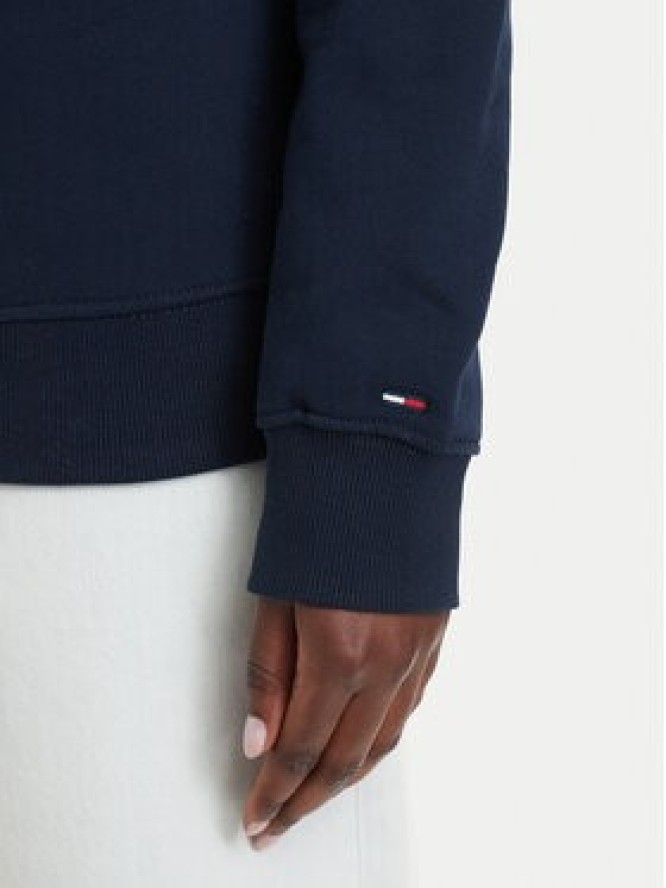 Tommy Jeans Bluza Ess Logo DW0DW22829 Granatowy Regular Fit