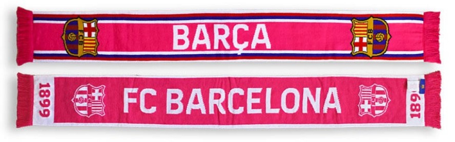 Szalik Barcelona dwustronny - oficjalny licencjonowany