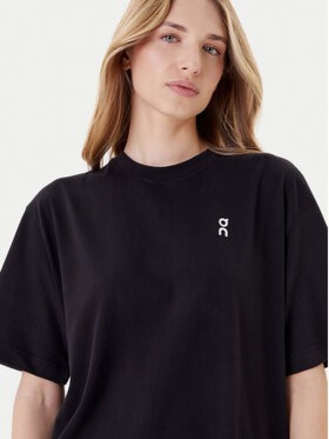 On T-Shirt Club-T 1WE1006 Czarny Relaxed Fit