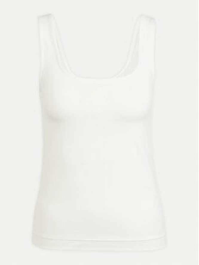 adidas Top All SZN Luxe JJ2337 Biały Slim Fit