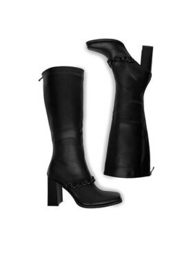 DeeZee Kozaki 7366 3-BLACK PU Czarny