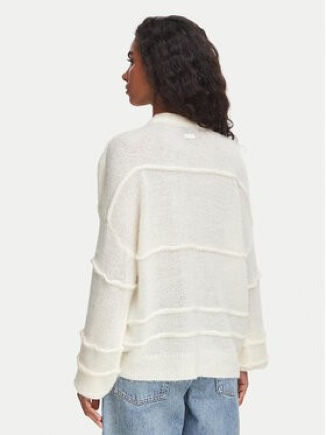 HUGO Sweter Slookia 50564321 Kremowy Oversize