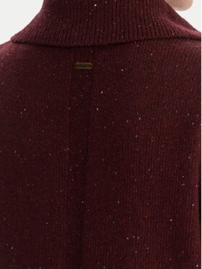 Barbour Sweter LKN1579RE88 Bordowy Regular Fit