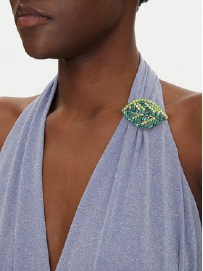 Fracomina Sukienka wieczorowa FQ25SD3010W799Q7 Niebieski Regular Fit