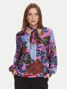 Lola Casademunt by Maite Koszula MF2515003 Fioletowy Loose Fit