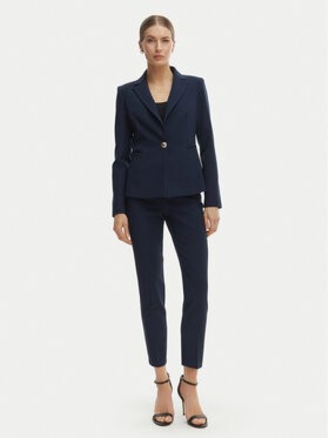 Rinascimento Spodnie materiałowe CFC0128650003 Granatowy Regular Fit