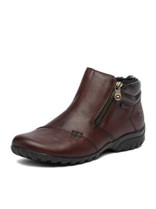 Rieker Botki CEO-L4655-27 Brązowy ciemny