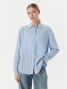Vero Moda Koszula Linn 10305085 Niebieski Relaxed Fit