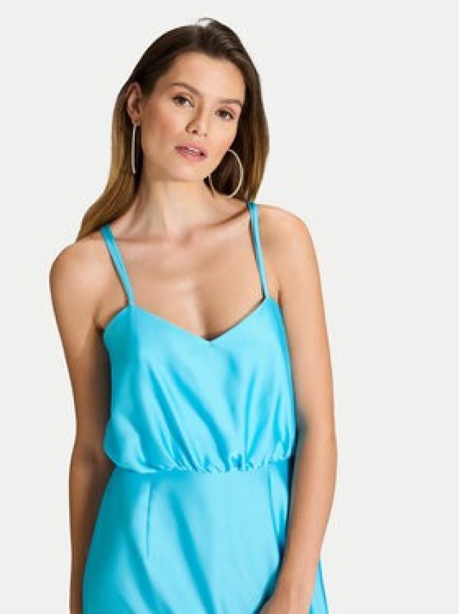 Swing Sukienka wieczorowa 5AI20900 Niebieski Regular Fit