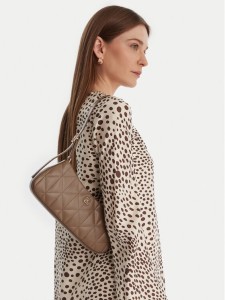 Calvin Klein Torebka Quilted Sm Shoulder Bag LV04F3327G Beżowy