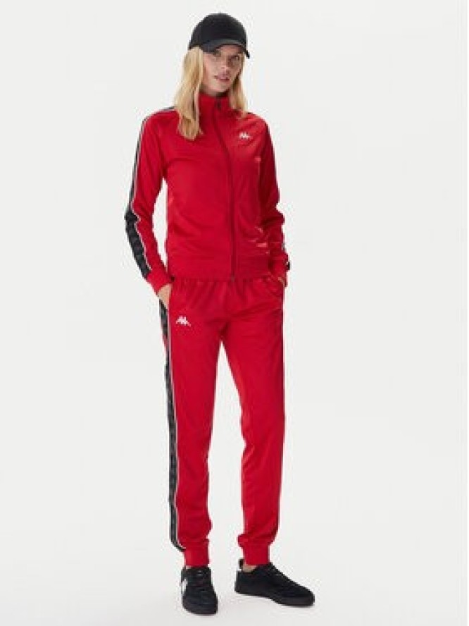 Kappa Spodnie dresowe cz303R5K0 Czerwony Slim Fit