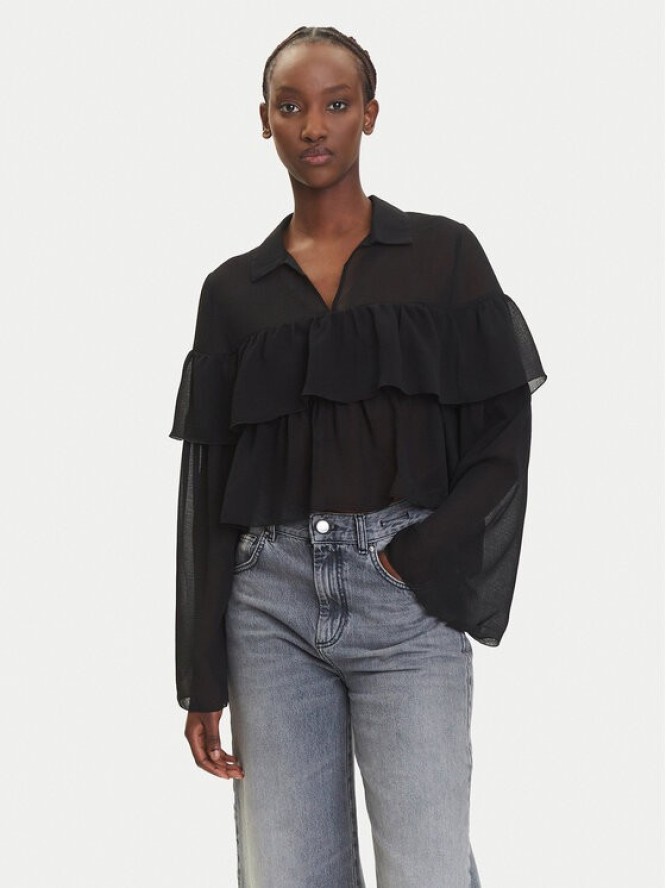 ONLY Bluzka Suzzi 15360661 Czarny Regular Fit