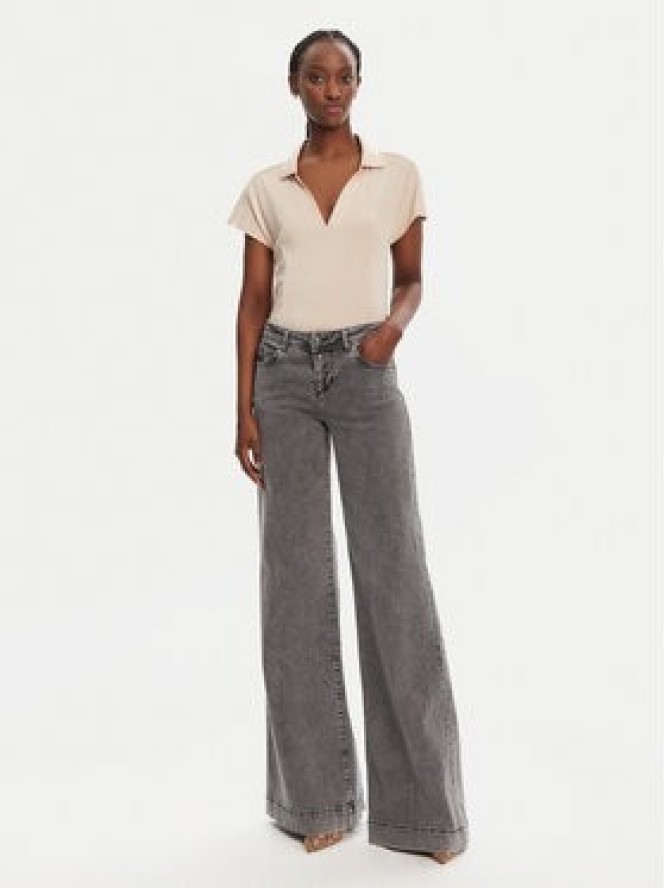 Liu Jo Sport T-Shirt TA5183 J4883 Beżowy Regular Fit