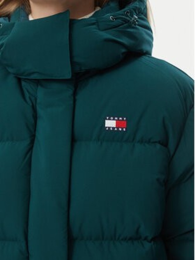 Tommy Jeans Kurtka puchowa Alaska DW0DW18610 Zielony ciemny Regular Fit