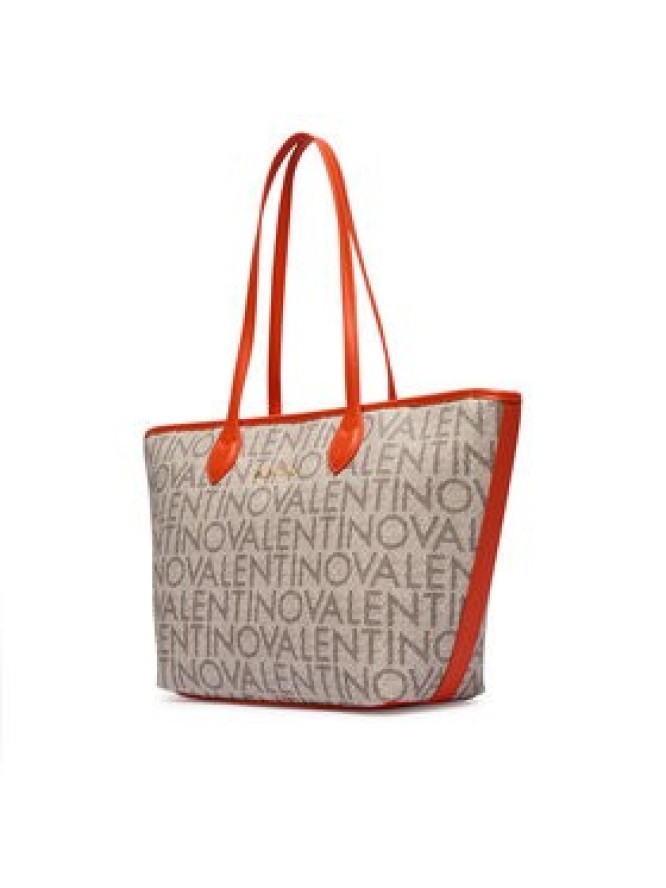 Valentino Torebka Logo VBSA1F02 Beżowy