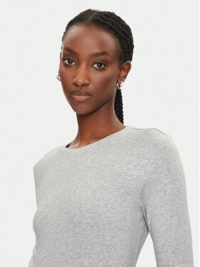 ONLY Bluzka Riley 15323159 Szary Slim Fit