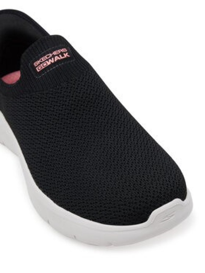 Skechers Sneakersy GOwalk Flex - Sunset Rose 124822/BKPK Czarny