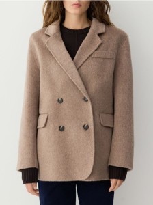 Wełniana marynarka handmade - beżowy