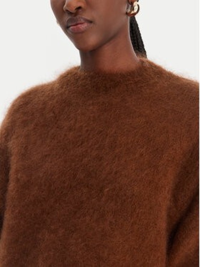 Dixie Sweter M277Y101A Brązowy Relaxed Fit