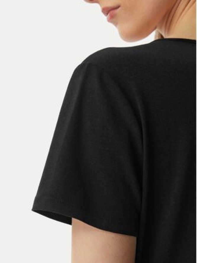 Liu Jo Sport T-Shirt TA6098 JS005 Czarny Regular Fit
