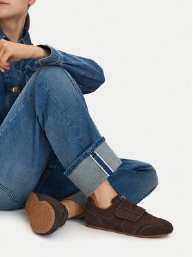 Guess Jeans Sneakersy EO-GSJ0906 Brązowy