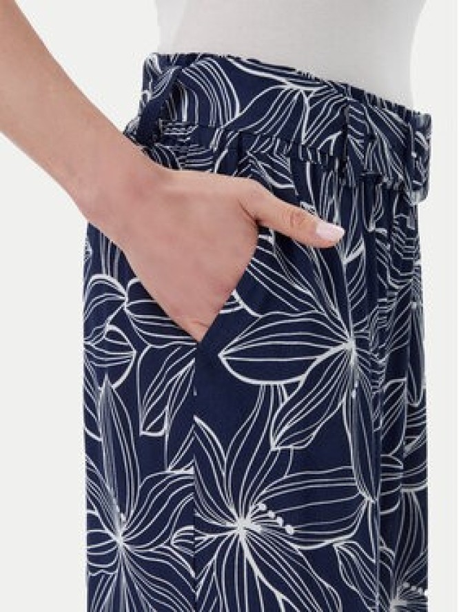 Olsen Spodnie materiałowe 14002153 Granatowy Relaxed Fit