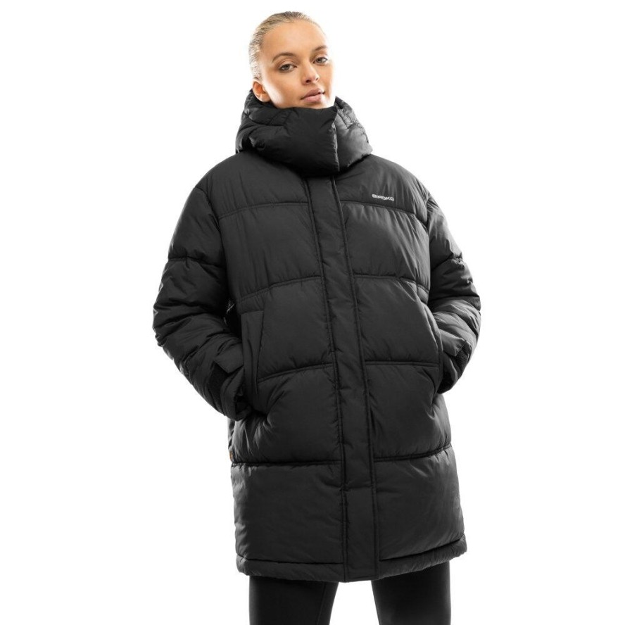 Damski puchowy płaszcz oversize Lifestyle Siroko Naryan