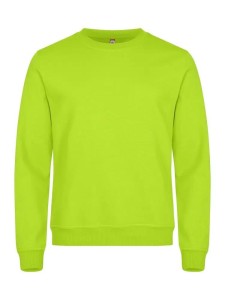 clique Basic Roundneck bluza unisex, materiał odporny na piling – visibility