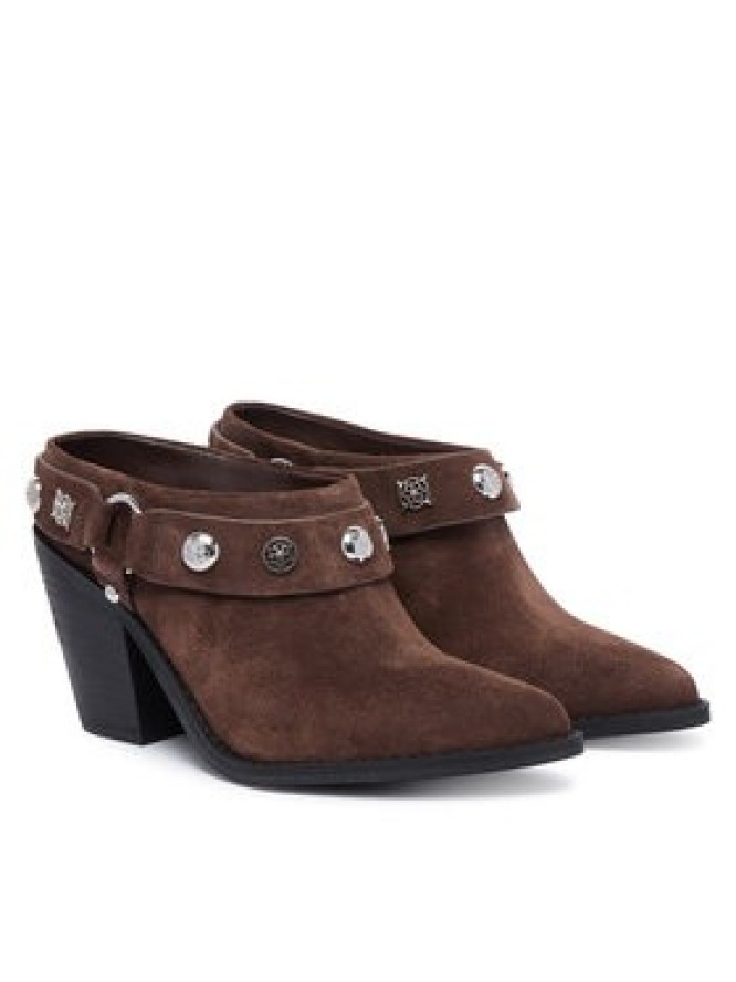 Guess Klapki FLTSAN SUE09 Brązowy ciemny