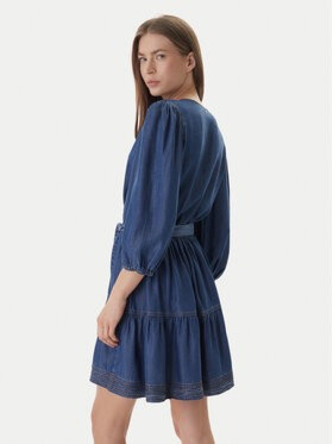 BOSS Sukienka jeansowa C_Dardy 50559071 Niebieski Relaxed Fit