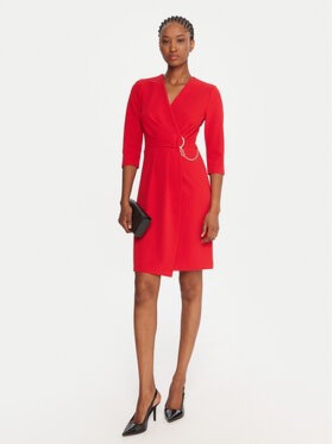 Rinascimento Sukienka koktajlowa CFC0020071002 Czerwony Regular Fit