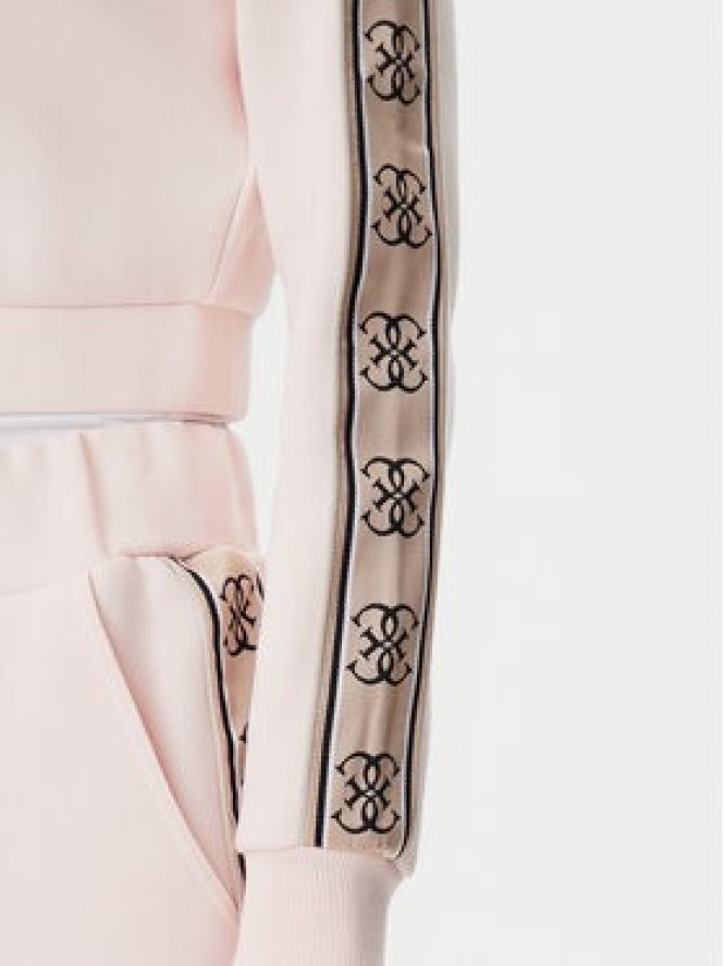 Guess Bluza V3RQ12 KB3P2 Różowy Regular Fit