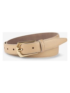 More & More Skórzany pasek w kolorze beżowym rozmiar: 95