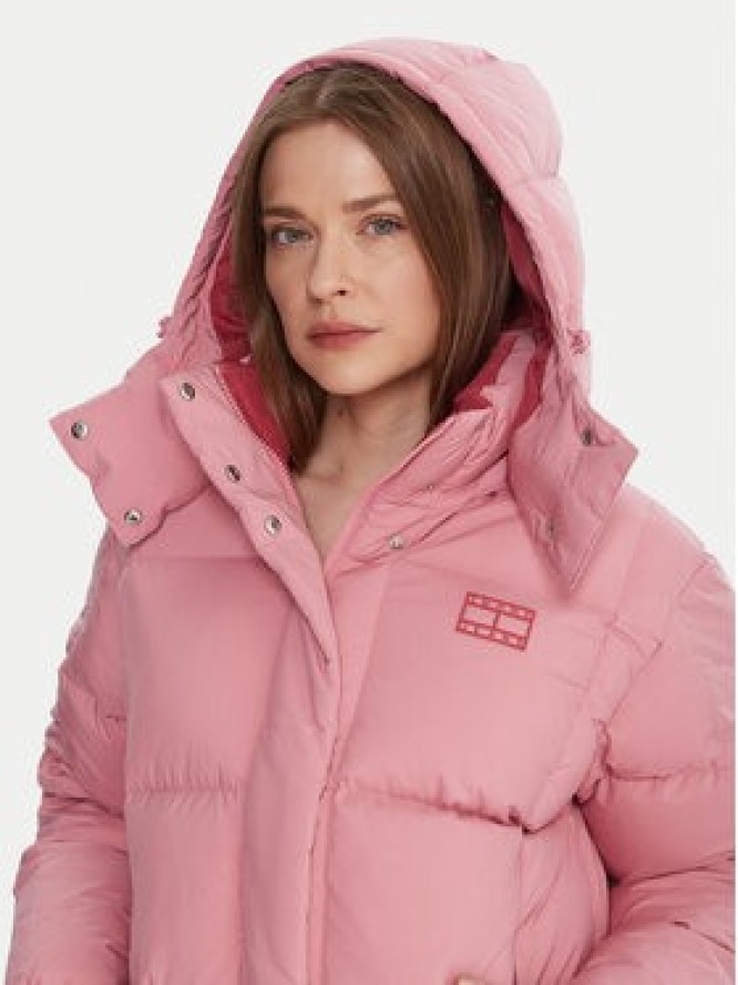 Tommy Jeans Kurtka puchowa Alaska DW0DW21623 Różowy Relaxed Fit