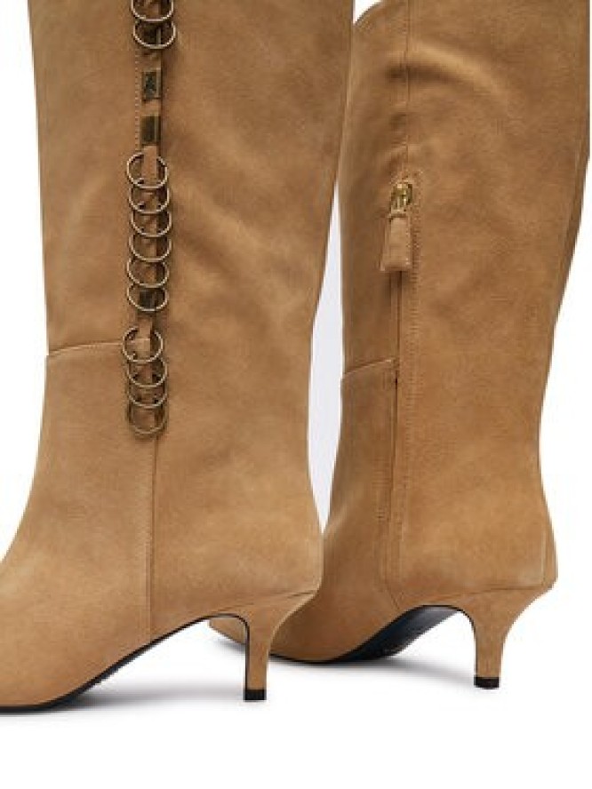 Patrizia Pepe Kozaki 8Y0138 L033 Beżowy