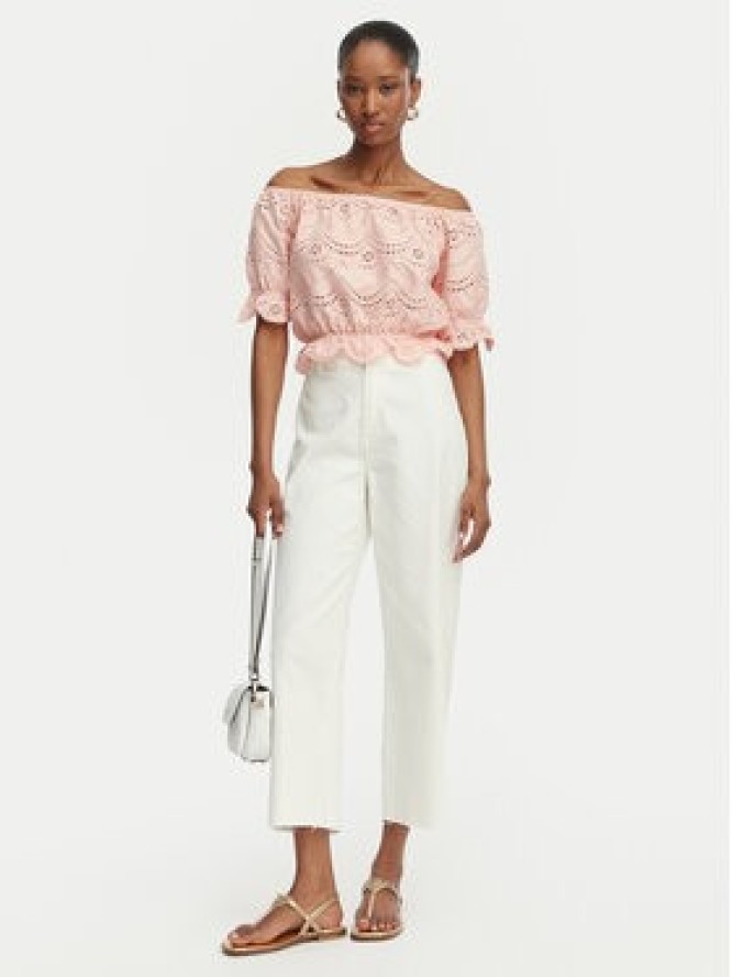 Guess Bluzka W6GP47 K3336 Koralowy Regular Fit