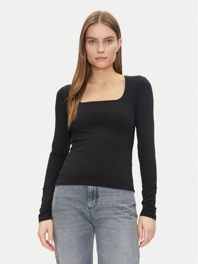 Gap Bluzka 637795-00 Czarny Regular Fit