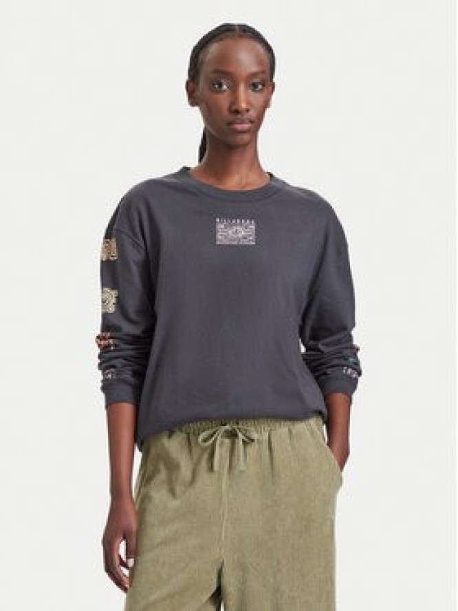 Billabong Bluzka EBJZT00668 Czarny Oversize