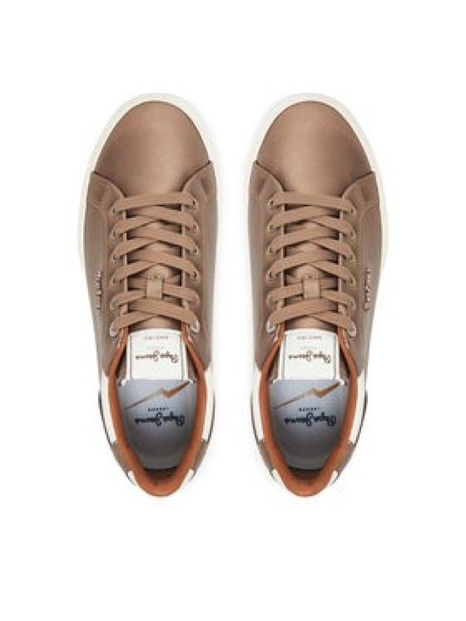 Pepe Jeans Sneakersy Kenton Glam W PLS300005 Złoty