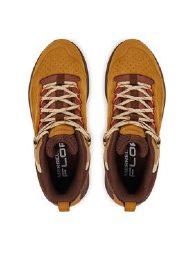 Merrell Sneakersy Moab Speed 2 Leather Mid J00005332 Brązowy