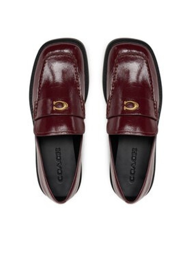 Coach Loafersy CCH83 Bordowy
