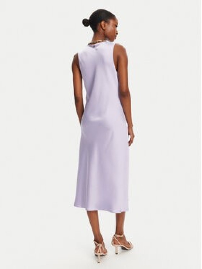 Patrizia Pepe Sukienka koktajlowa 2A2878/A563-M531 Fioletowy Regular Fit