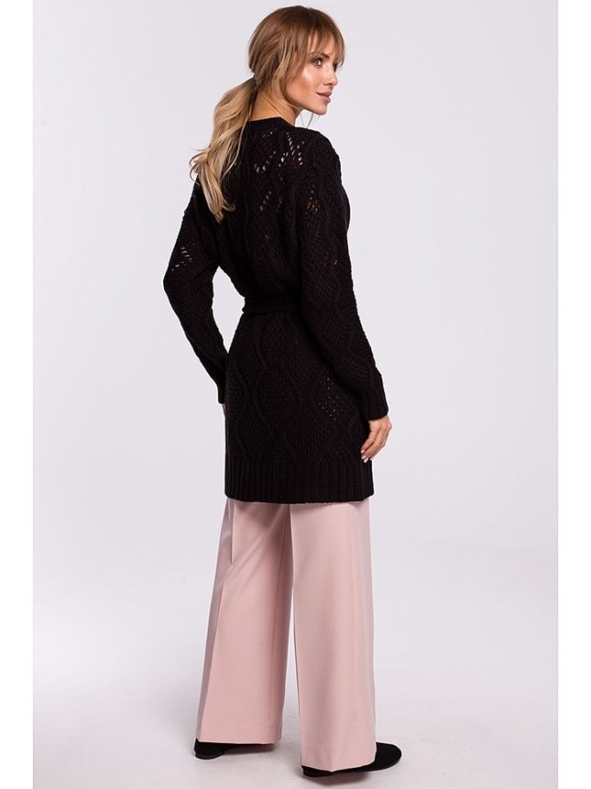 made of emotion Kardigan w kolorze czarnym rozmiar: S/M