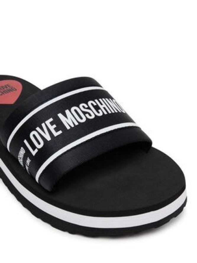 LOVE MOSCHINO Klapki JA28334G0MIX6000 Czarny